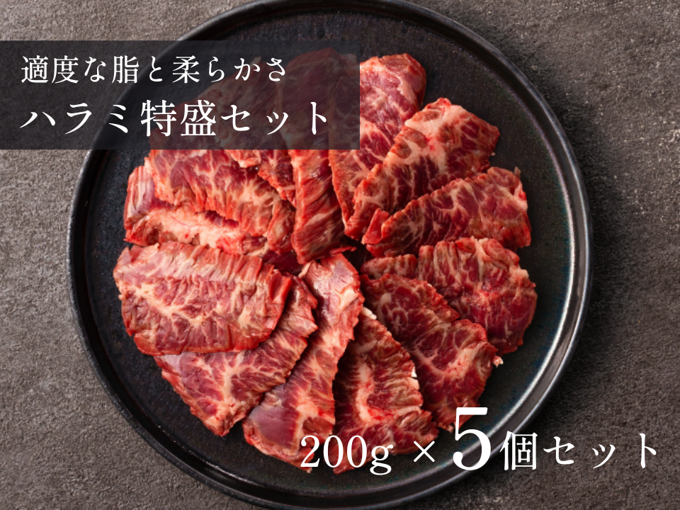 【 特盛 】ハラミ 1.0kg おまとめ買いセット