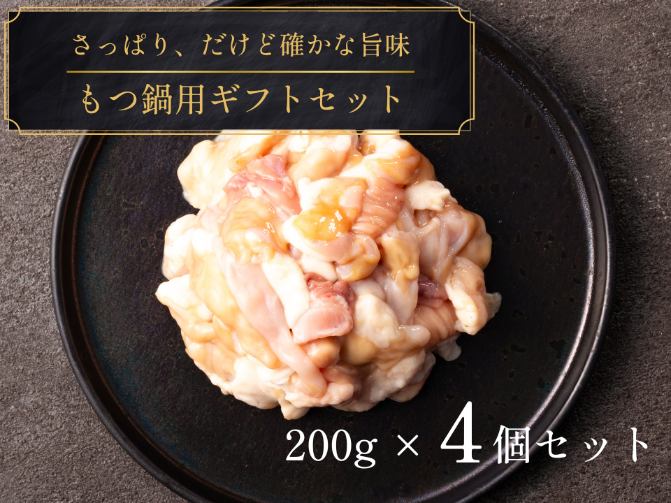 【ギフト】もつ鍋用セット 計800g <送料無料>