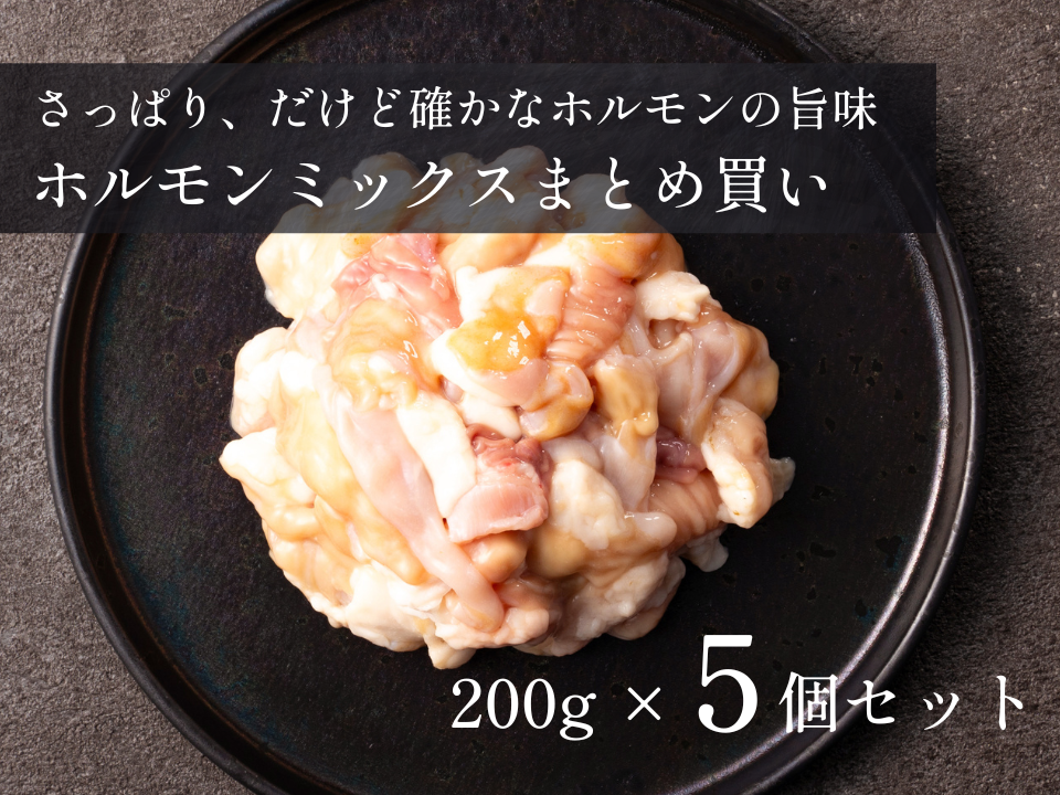 【10%OFF】ホルモンミックス おまとめ買い 1.0kgセット