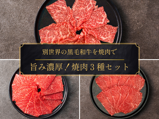 【家計応援＊35％OFF】［～7/26まで］旨み濃厚！焼肉食べ比べ3種セット（650g）