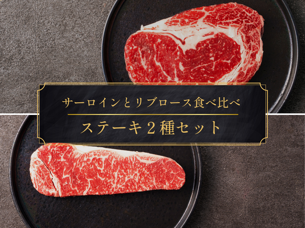 ギフト】豪華ステーキ2種セット（サーロイン/リブロース） – 【公式