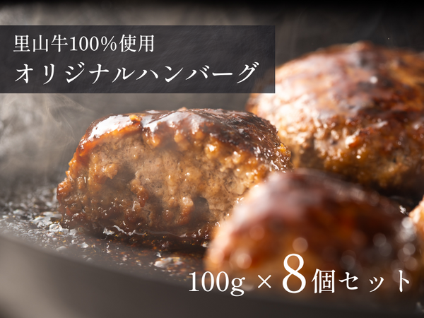 ギフト】生ハンバーグセット（8個） – 【公式】里山牛オンラインストア