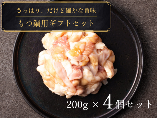 【ギフト】もつ鍋用セット 計800g ＜送料無料＞